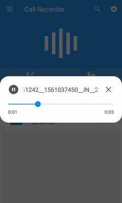 Call Recorder android App screenshot 1